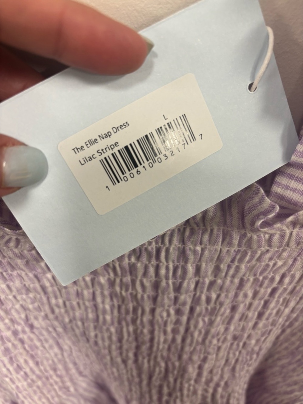 NEW Hill House Lilac Smocked Tiered Midi Dress - Picture 3 of 4